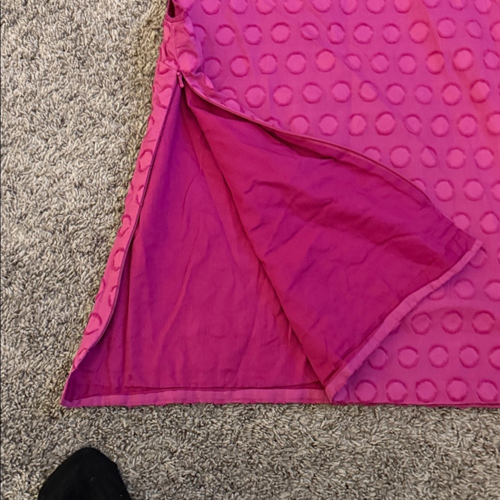 Talbots Fuchsia Textured Tank Top - Picture 5 of 6
